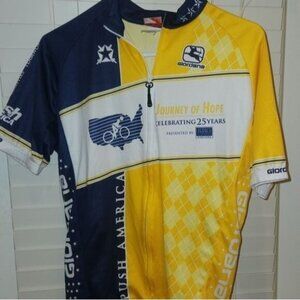 Giordana Cycling Bicycle Jersey mens M-3-48 PUSH AMERICA 2012 preowned